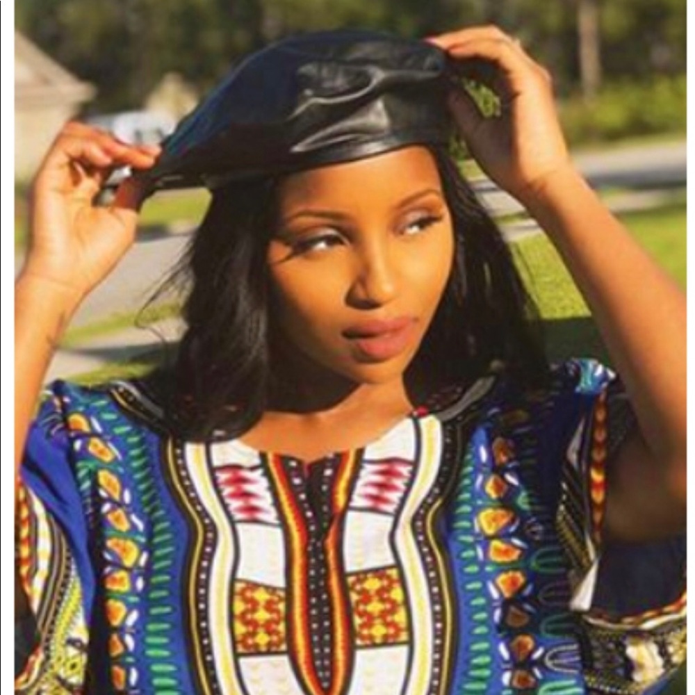 Leatherette Beret Hat